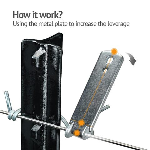 Quantfire fence wire twister 5-pack packaging for easy replacement