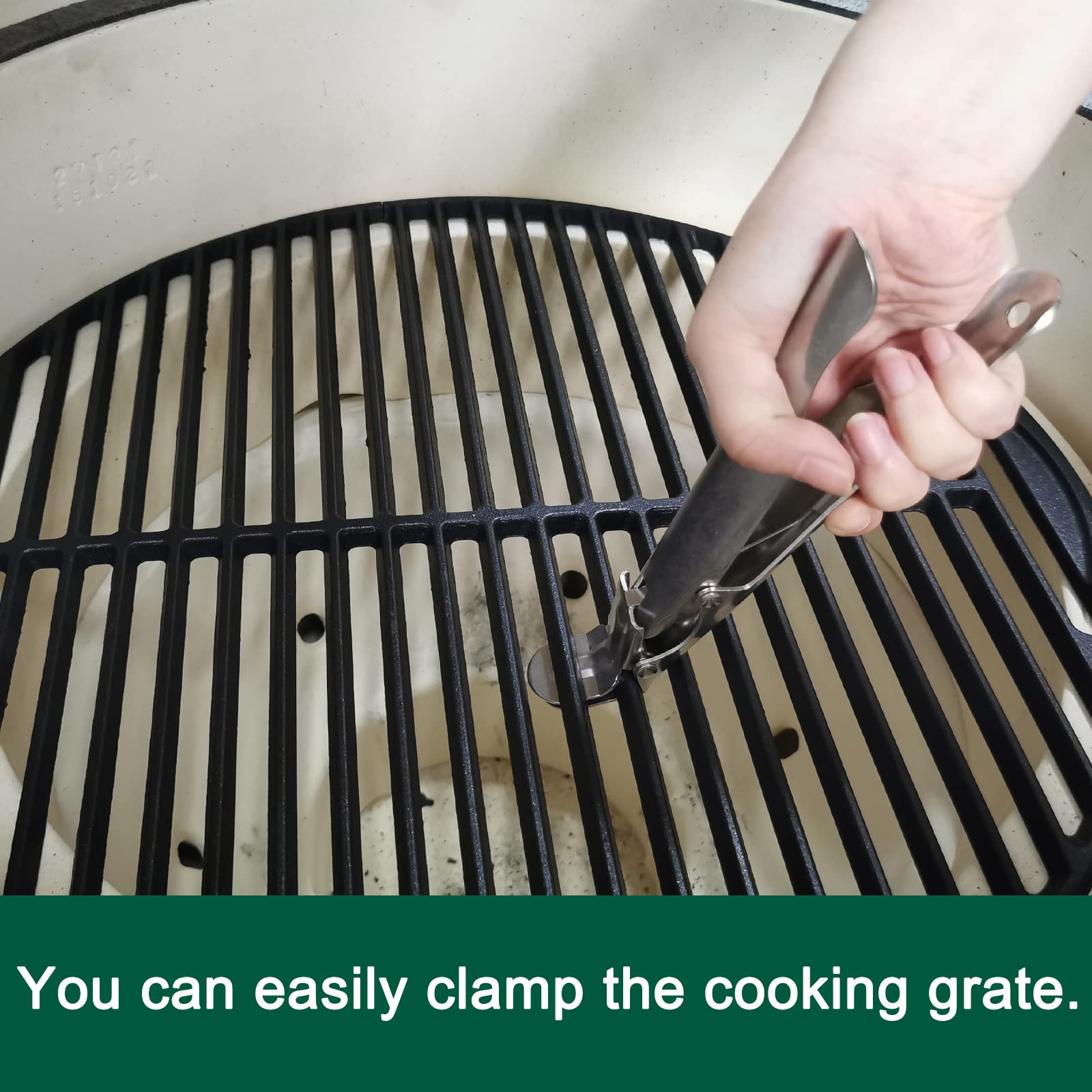 Quantfire hanging hole design for convenient tool storage near the grill