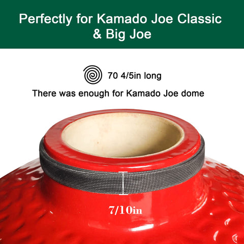 Quantfire Kamado Joe Classic chimney gasket improves smoke containment for consistent grilling.