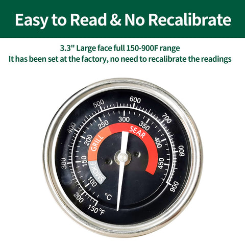 Quantfire thermometer with waterproof, no-fog lens for reliable grilling conditions.