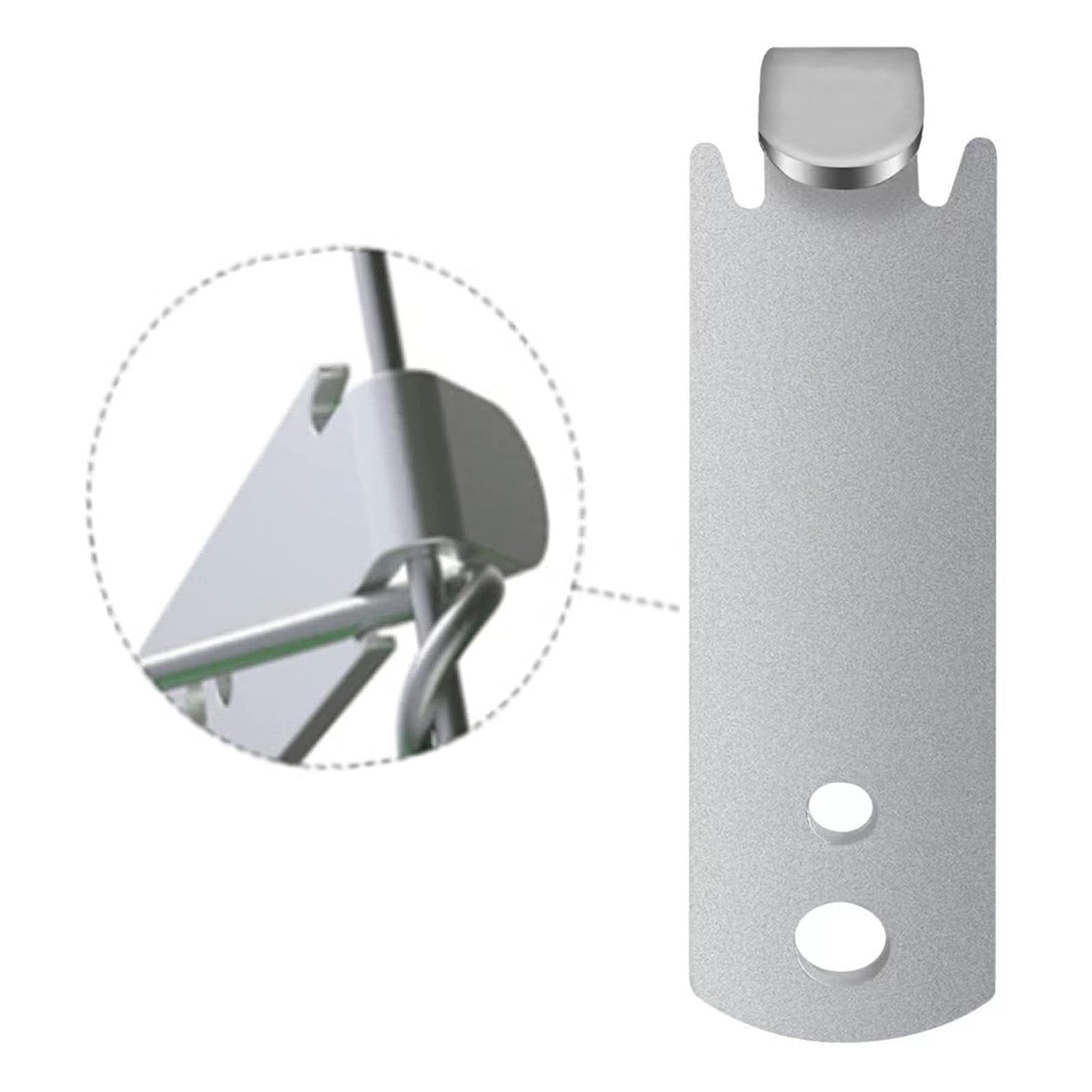 Quantfire twister demonstrating 7mm hole bend for thicker wire