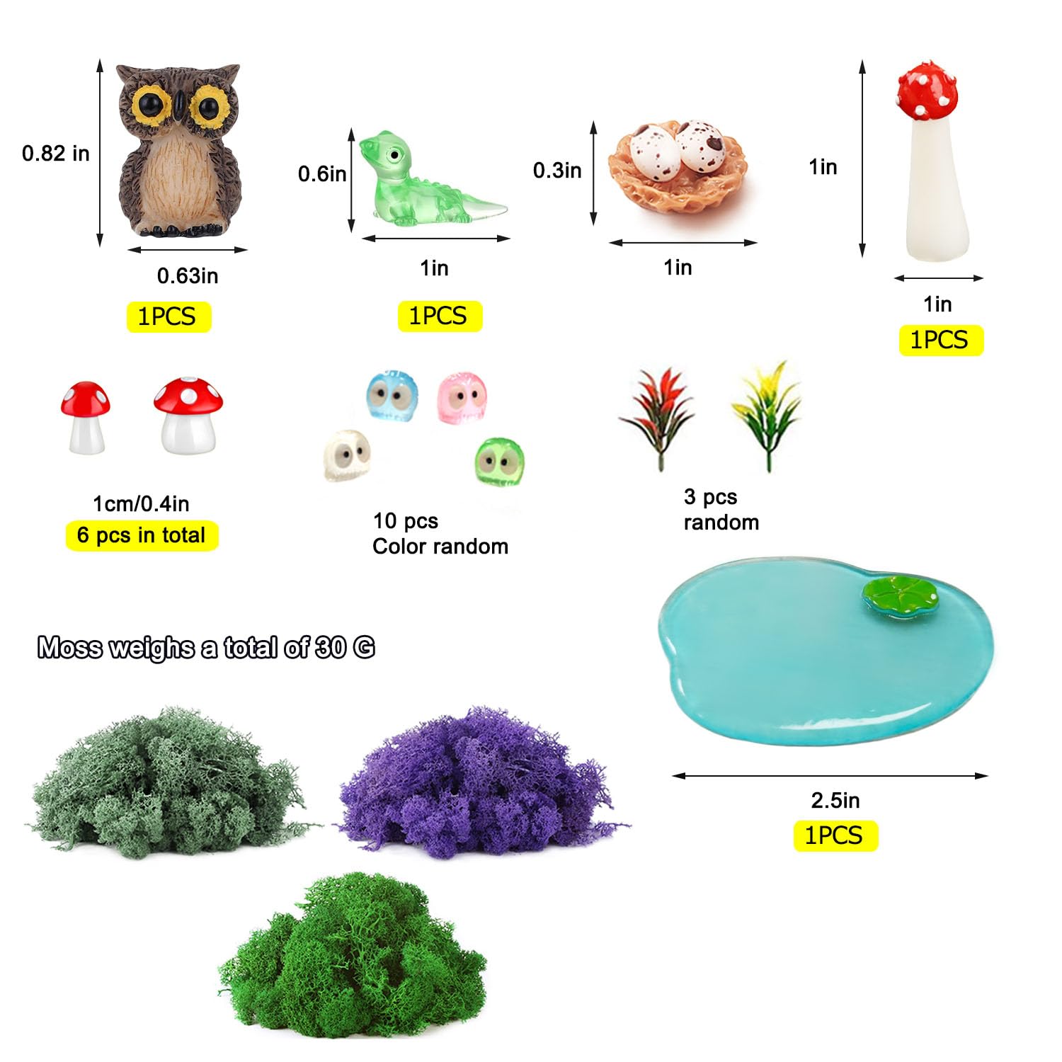 QuarenDen tiny resin figurines bring lifelike charm to scenes.