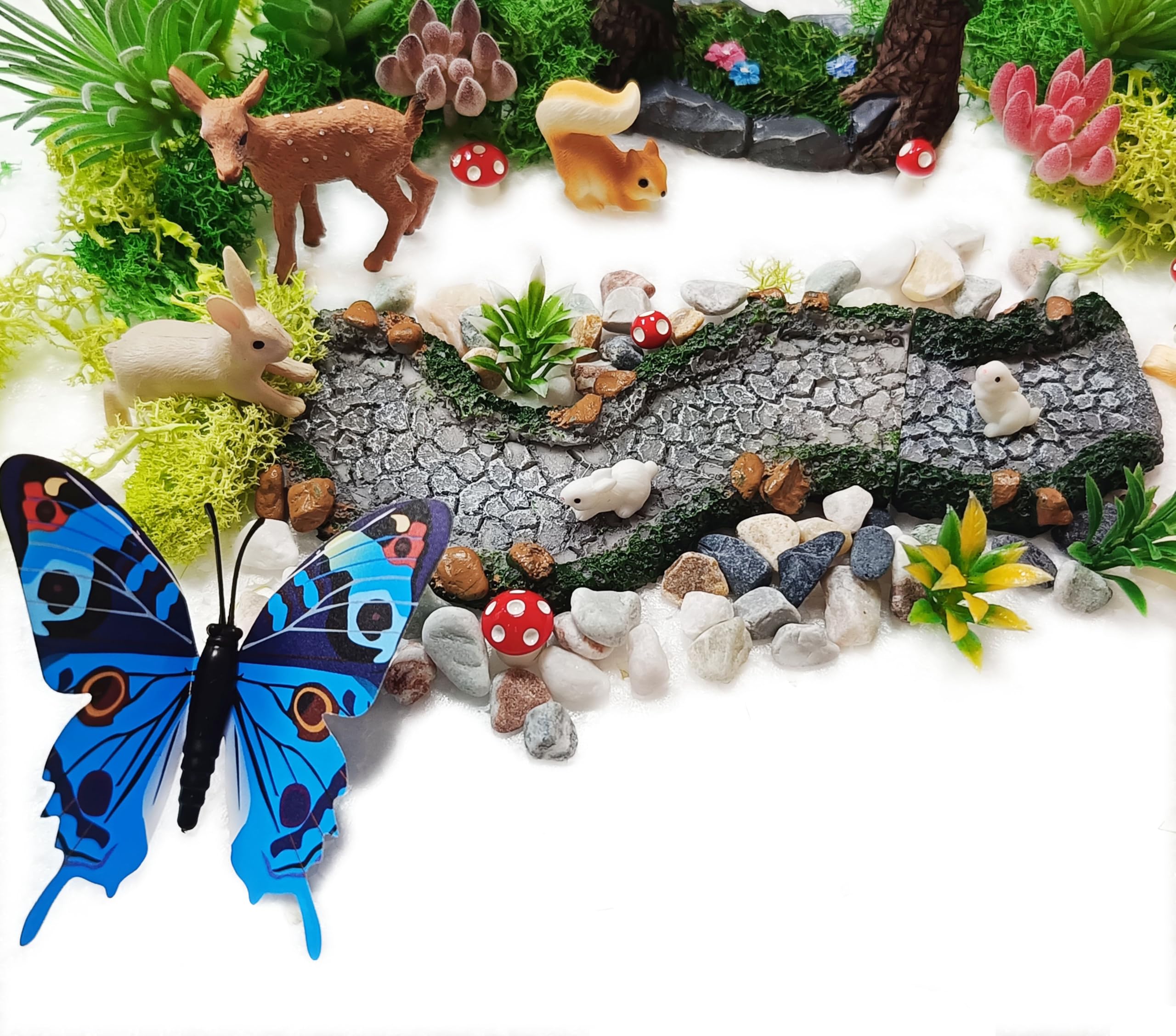QuarenDen DIY fairy garden scene highlights creative craft potential.