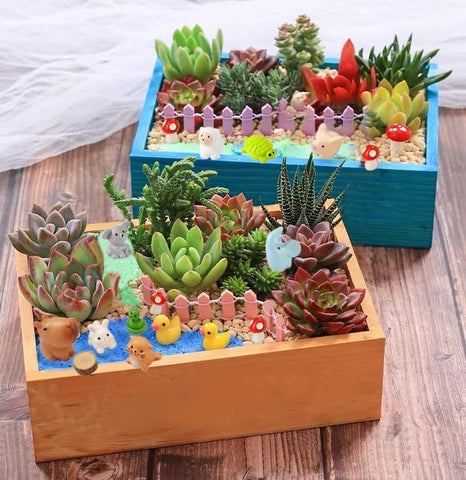 QuarenDen elephant frog rabbit pig figures spark tiny storytelling worlds