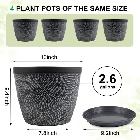 Quarut 4-pack enables easy coordinated setups for multiple plants or gifting.
