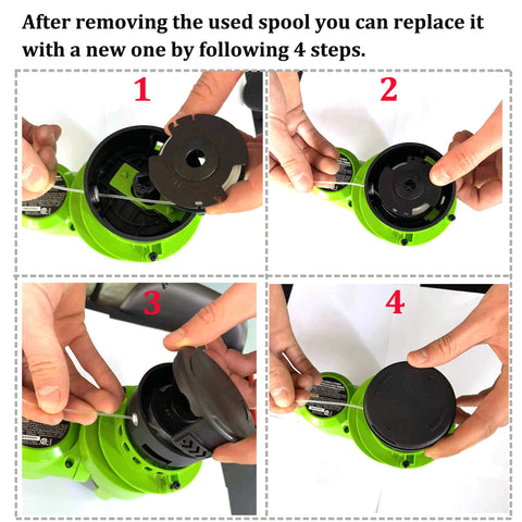 Pre-wound QUASION spool design reducing tangling