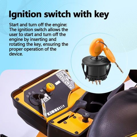 Quealzara ignition switch shown for Cub Cadet ZT series compatibility