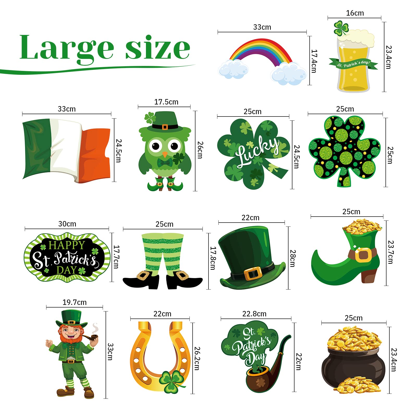 Queekay St Patrick's yard sign leprechaun legs add playful yard decor.