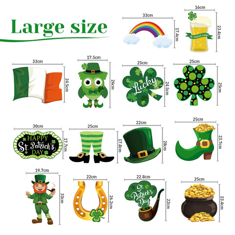 Queekay St Patrick's yard sign leprechaun legs add playful yard decor.
