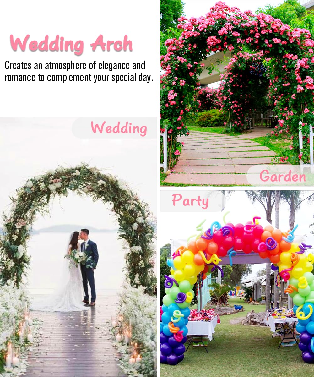 Queension balloon arch frame offers versatile festivity setups.