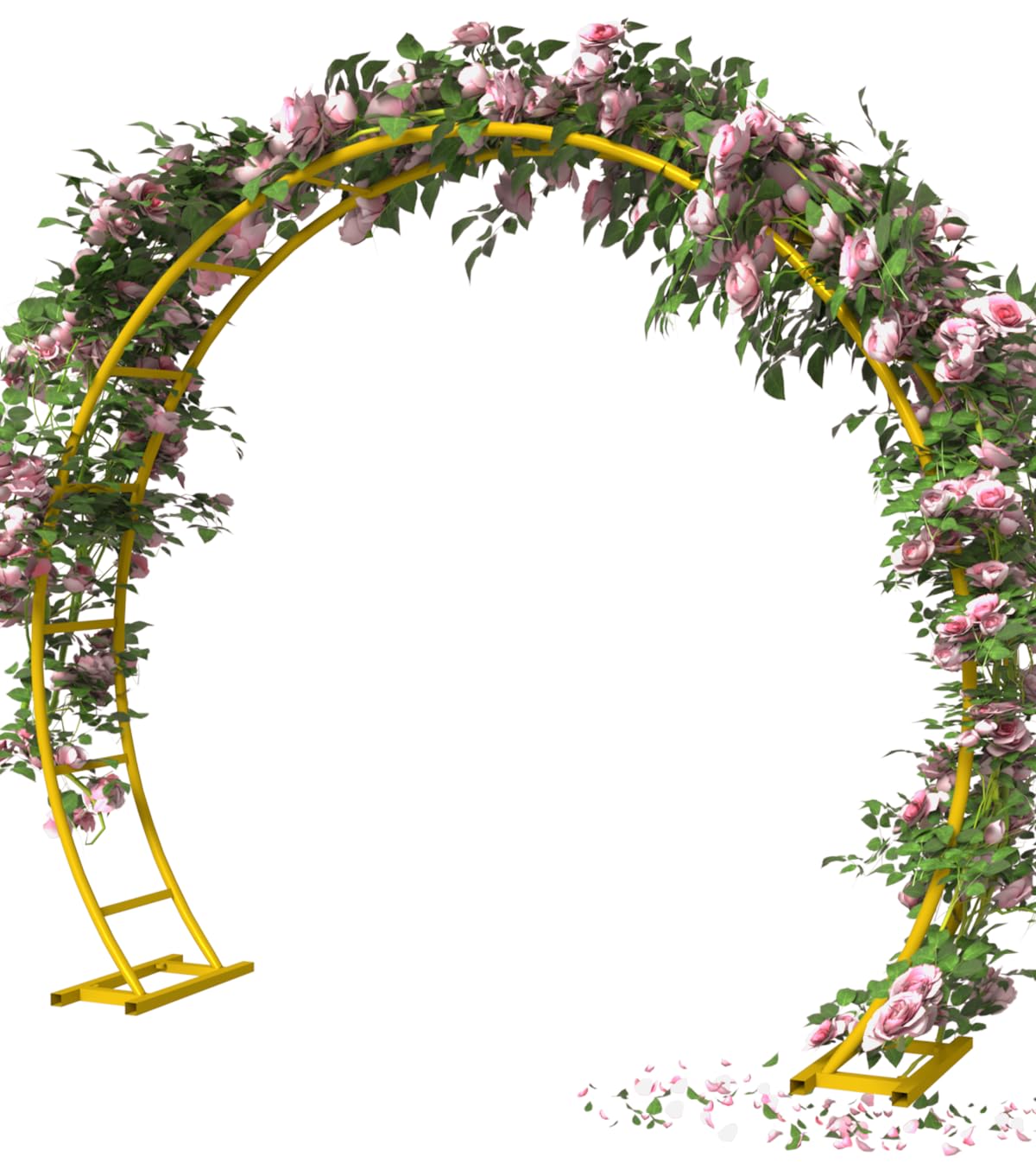 Queension metal arch backdrop stand, 8ft by 7ft, ideal for spacious ceremony backdrops.
