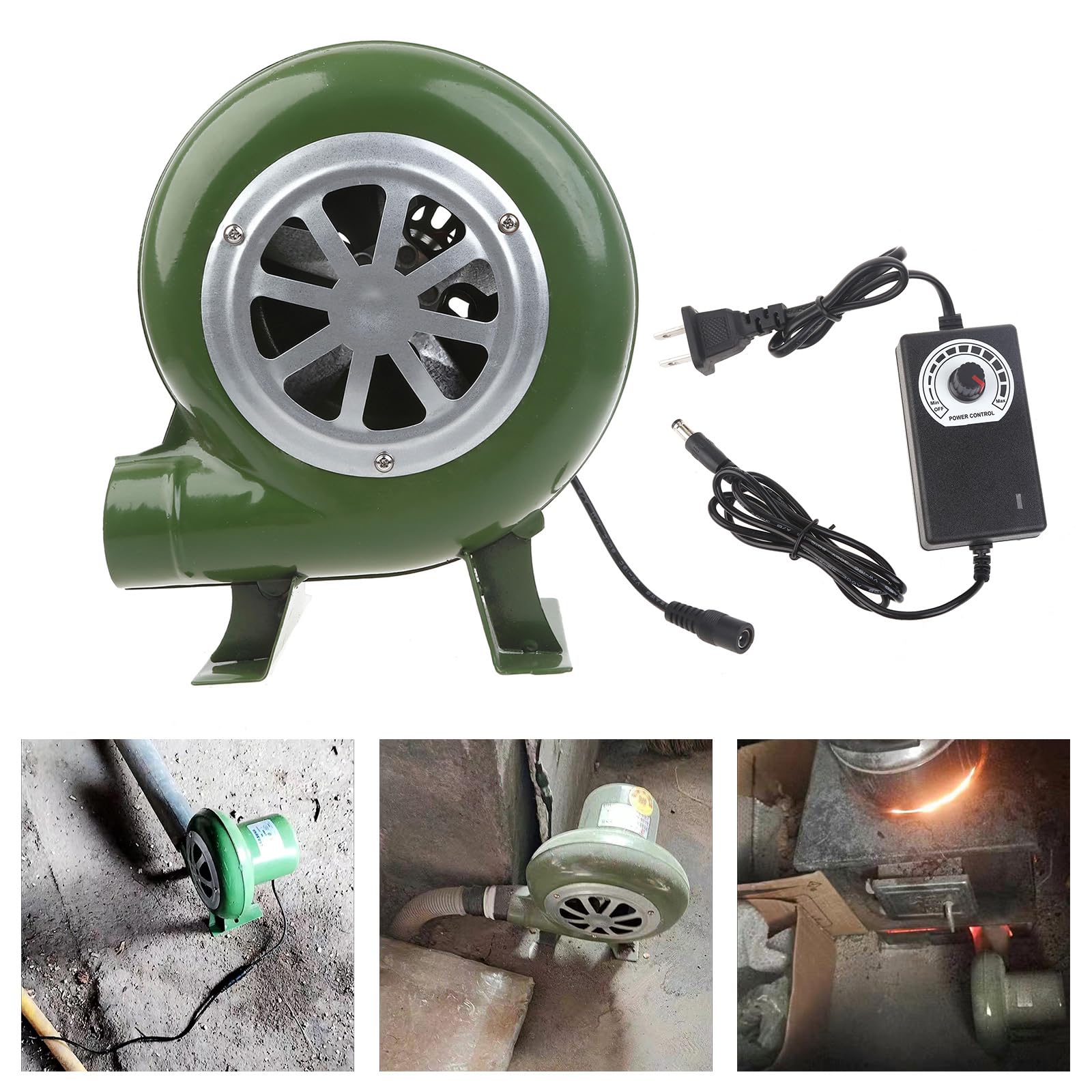 QUETHEDS portable blower with compact housing for easy transport.