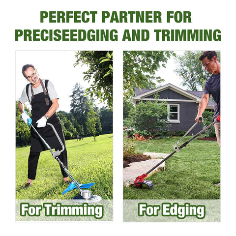 QUFA ergonomic weedeater handle extension durable aluminum construction resists rust and deformation.