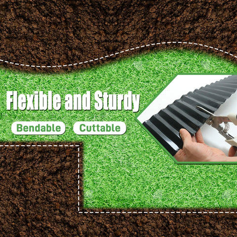 Quibbay 50ft border ideal for flower beds and lawns.