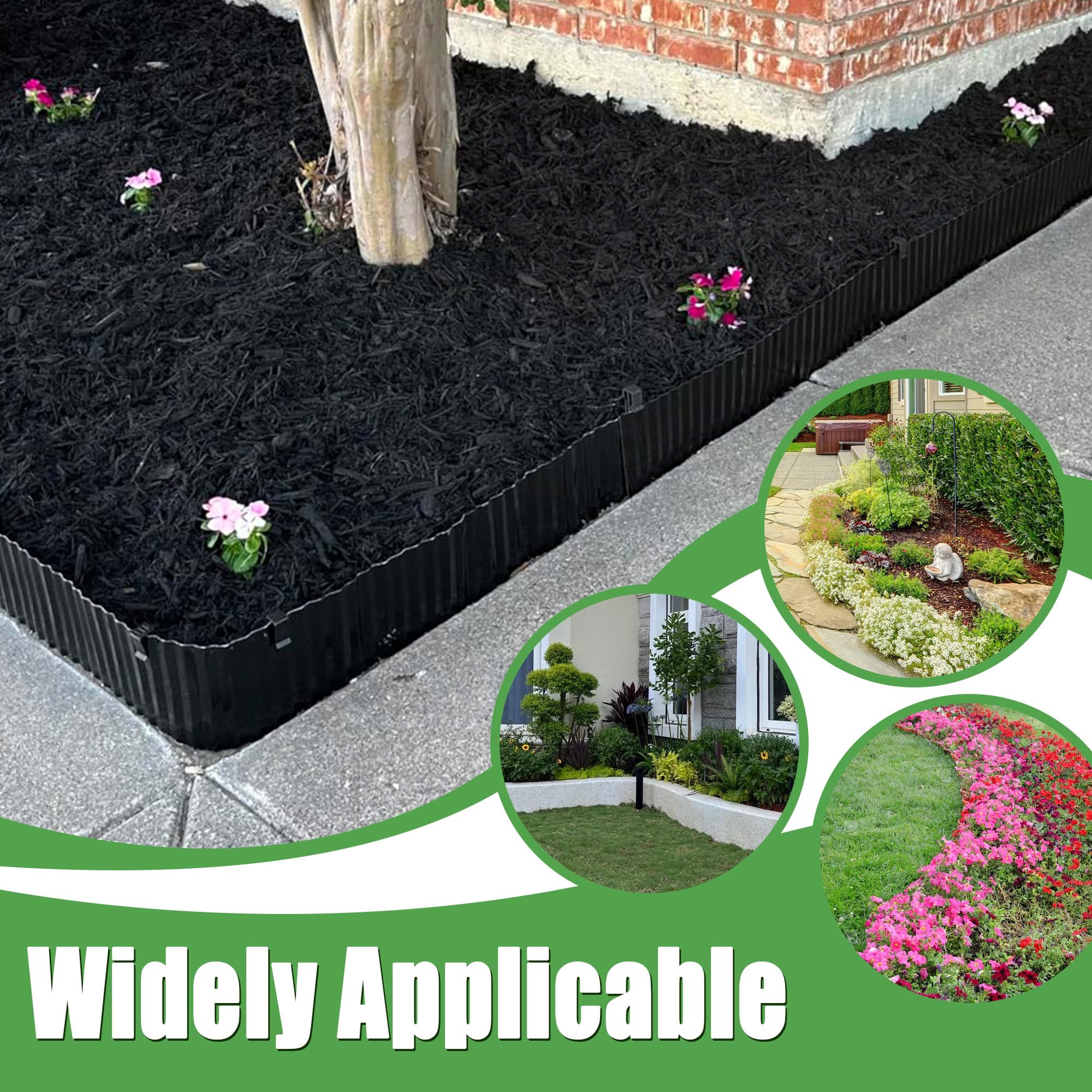 Quibbay durable garden edging withstands weather while defining clean borders.