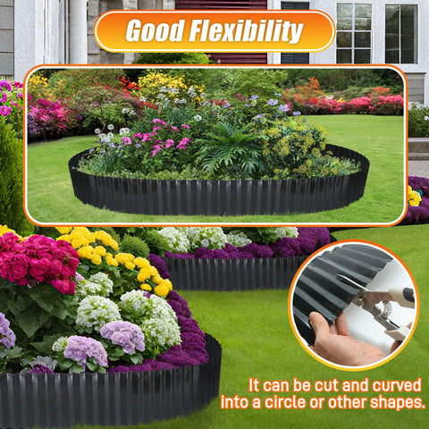 Quibbay hemmed-edge design offers safe, easy handling during installation.