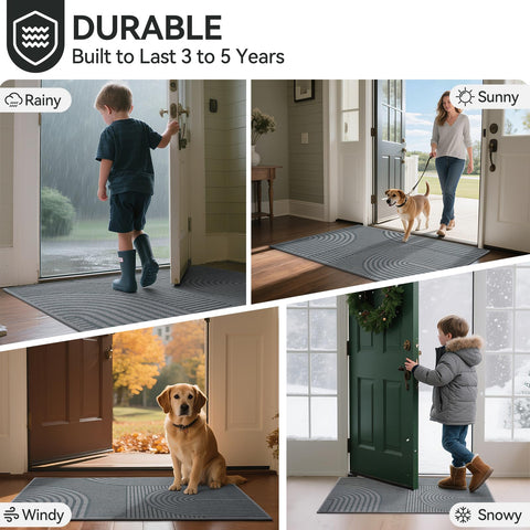 QiCaiJia durable entrance mat suits high-traffic areas.