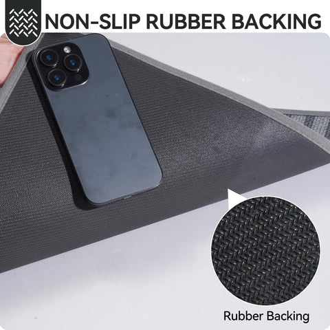 QiCaiJia front-door mat in rain-ready design resists wear.