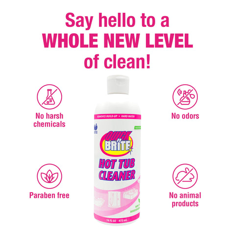 Quick N Brite cleaner for spa covers to remove grime