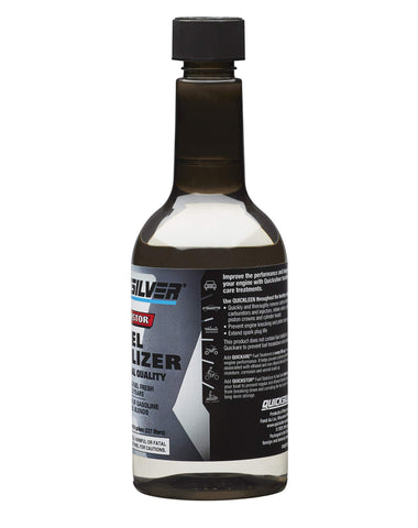 Quicksilver Quickstor engine-fuel system illustrates compatibility with carbureted and injected engines.