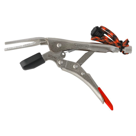 QUICKSTOP QCOM head shutoff tool close-up demonstrates quick response in emergencies.