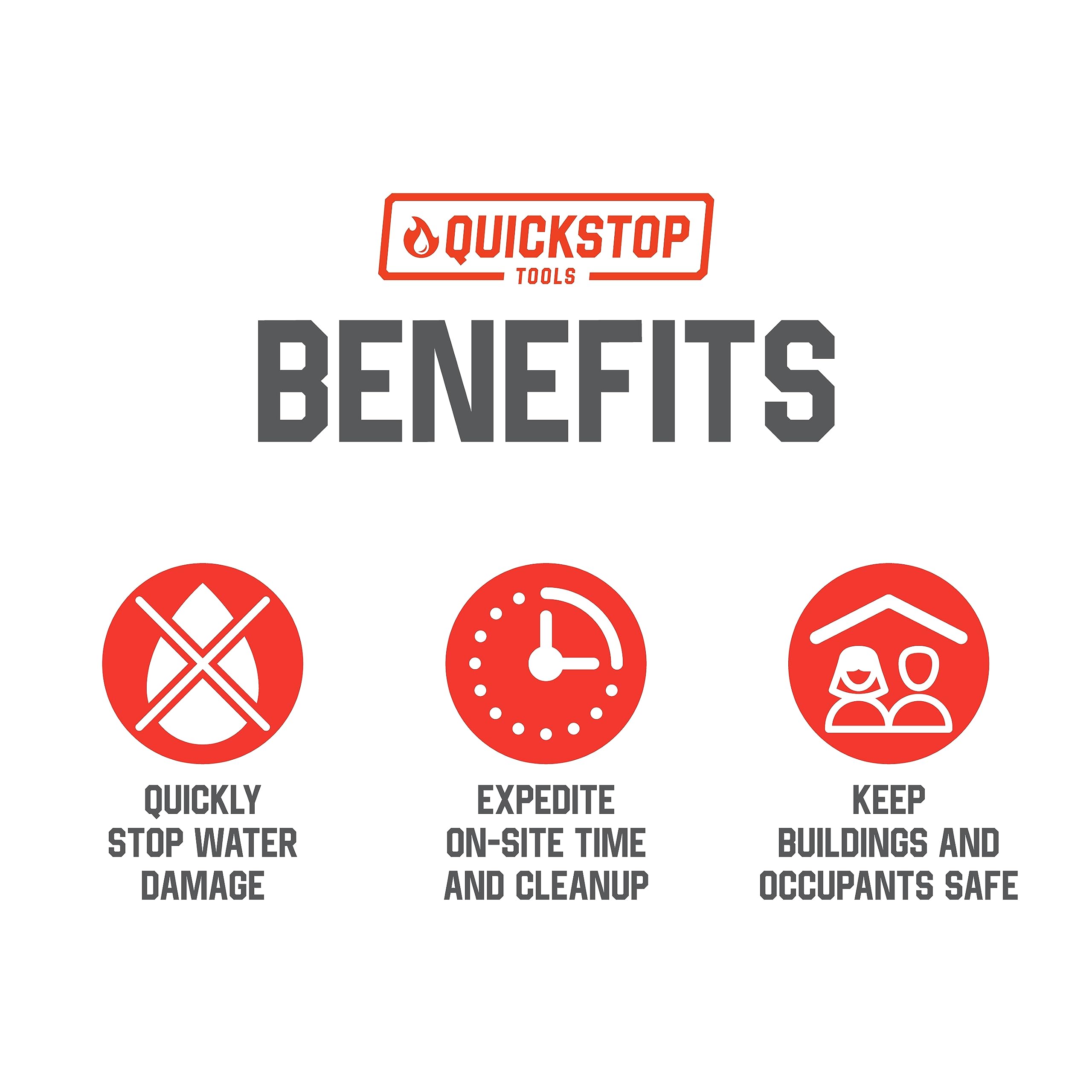 QUICKSTOP QCOM recessed-head compatibility supports modern sprinkler configurations.