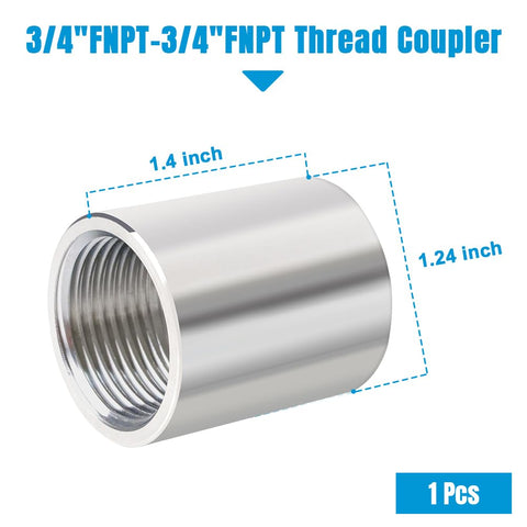 Quickun 304 stainless steel pipe coupling closeup demonstrates robust construction for demanding setups.