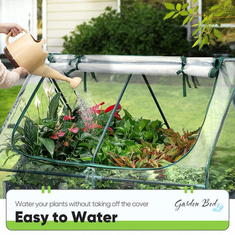 Quictent durable galvanized metal frame resists weather and heavy use.