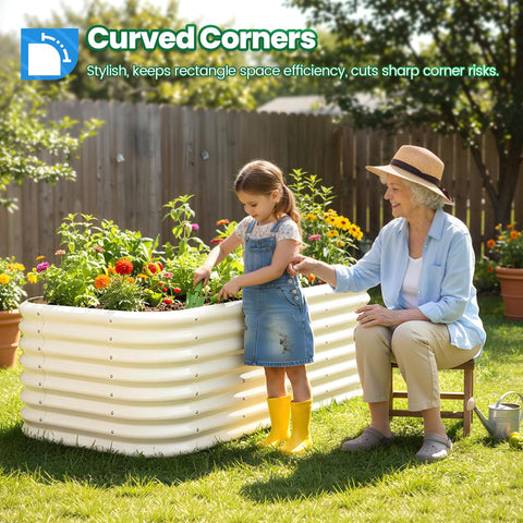 Quictent galvanized raised bed crossbar detail reinforces sturdy support.