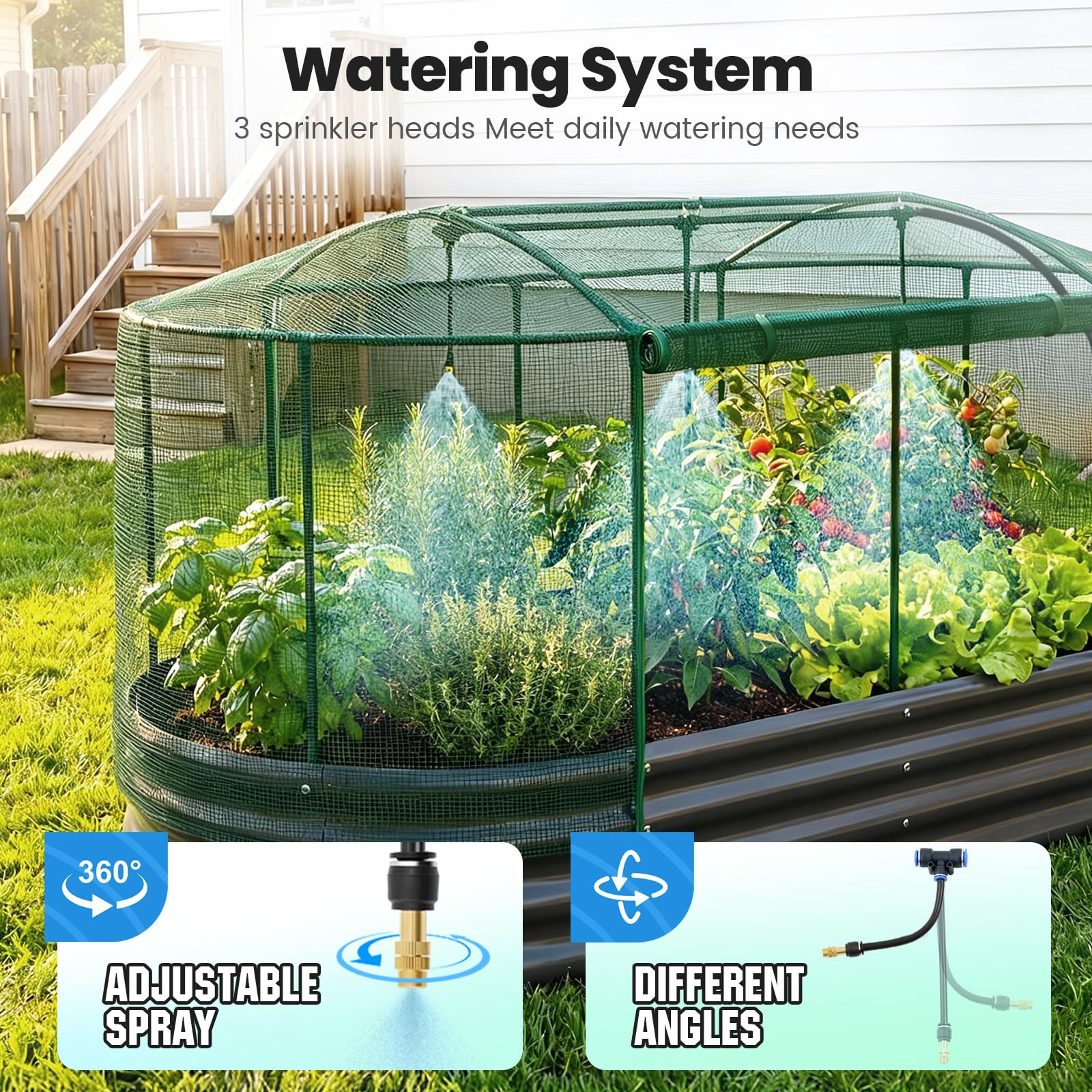 Quictent open-base drainage supports healthy root growth and even moisture.