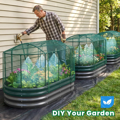 Quictent garden bed suitable for vegetables, herbs, and flowers in outdoor spaces.