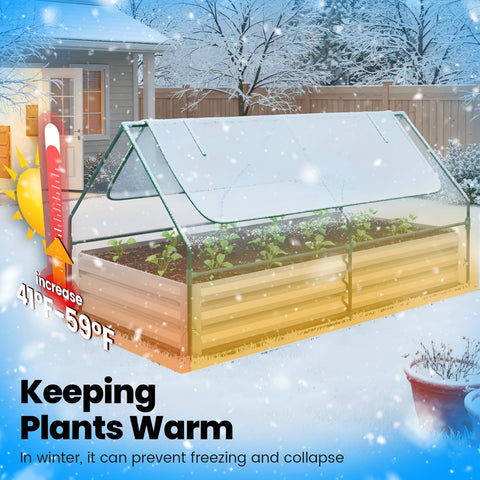 Quictent raised bed dimensions 6x3x1ft offer ample space for vegetables