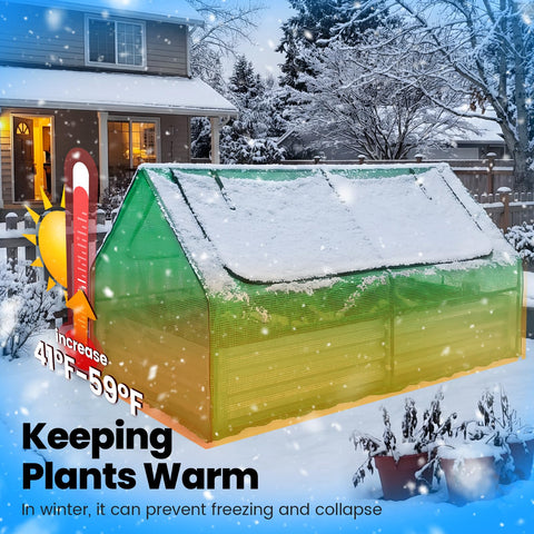 Quictent large 18 cu ft soil space supports vegetables, herbs, and flowers