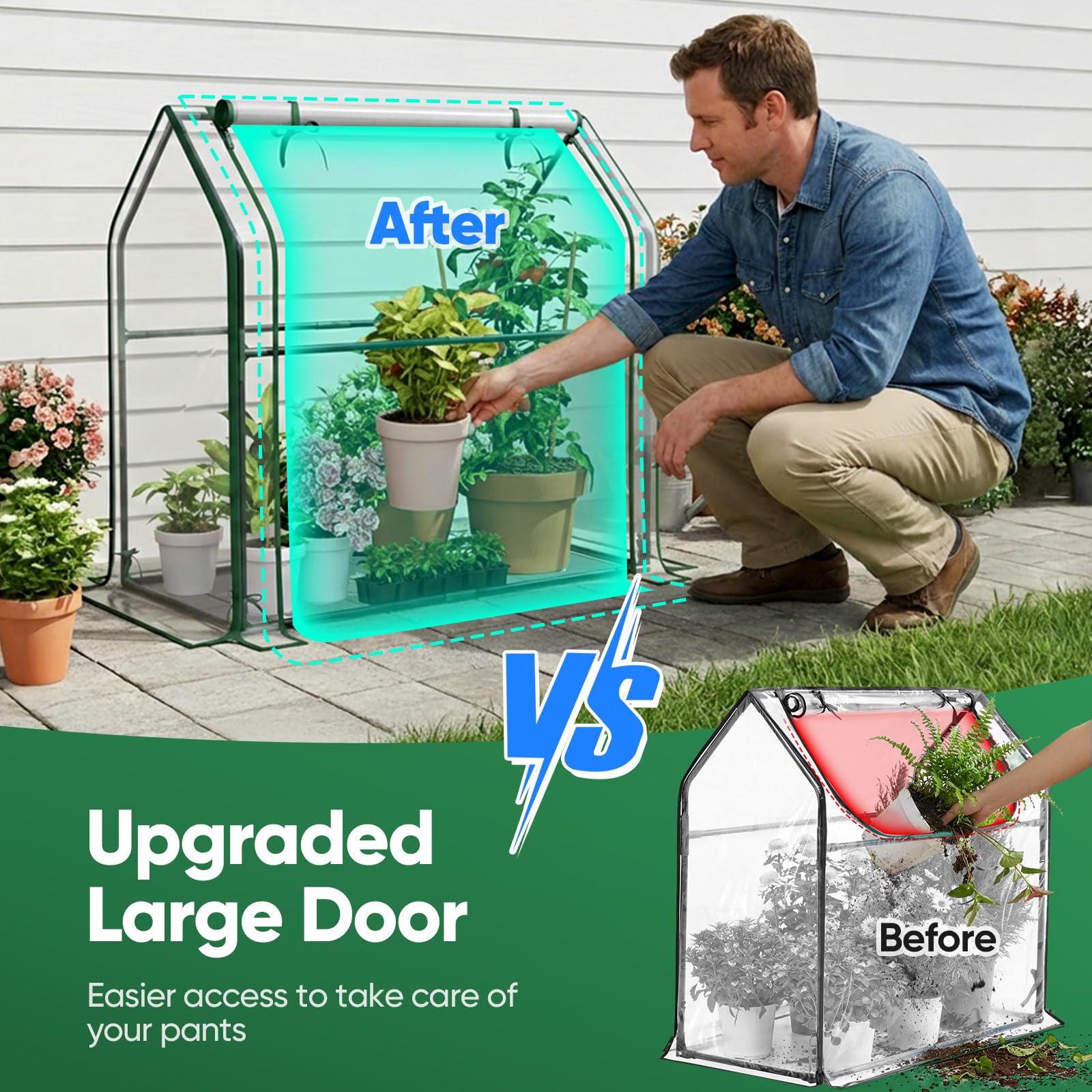 Quictent sturdy frame supports durable use in home and garden.