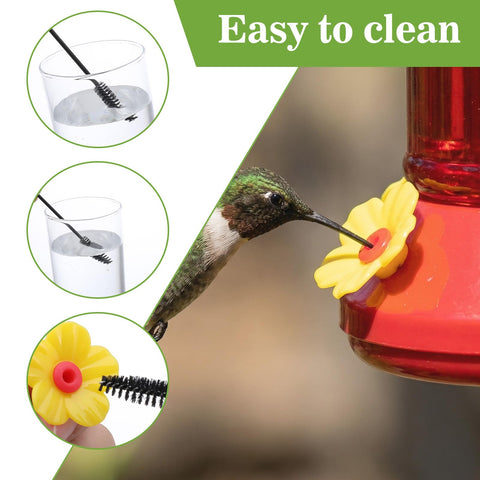 Quilax hummingbird feeder replacement parts pack fits most models