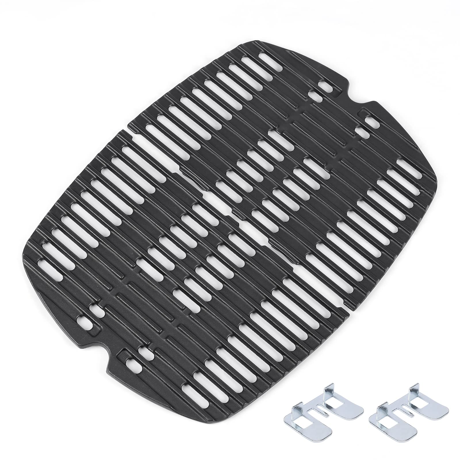 QuliMetal 7644 grill grates for Weber Q100 deliver even heat and durable cast iron performance.
