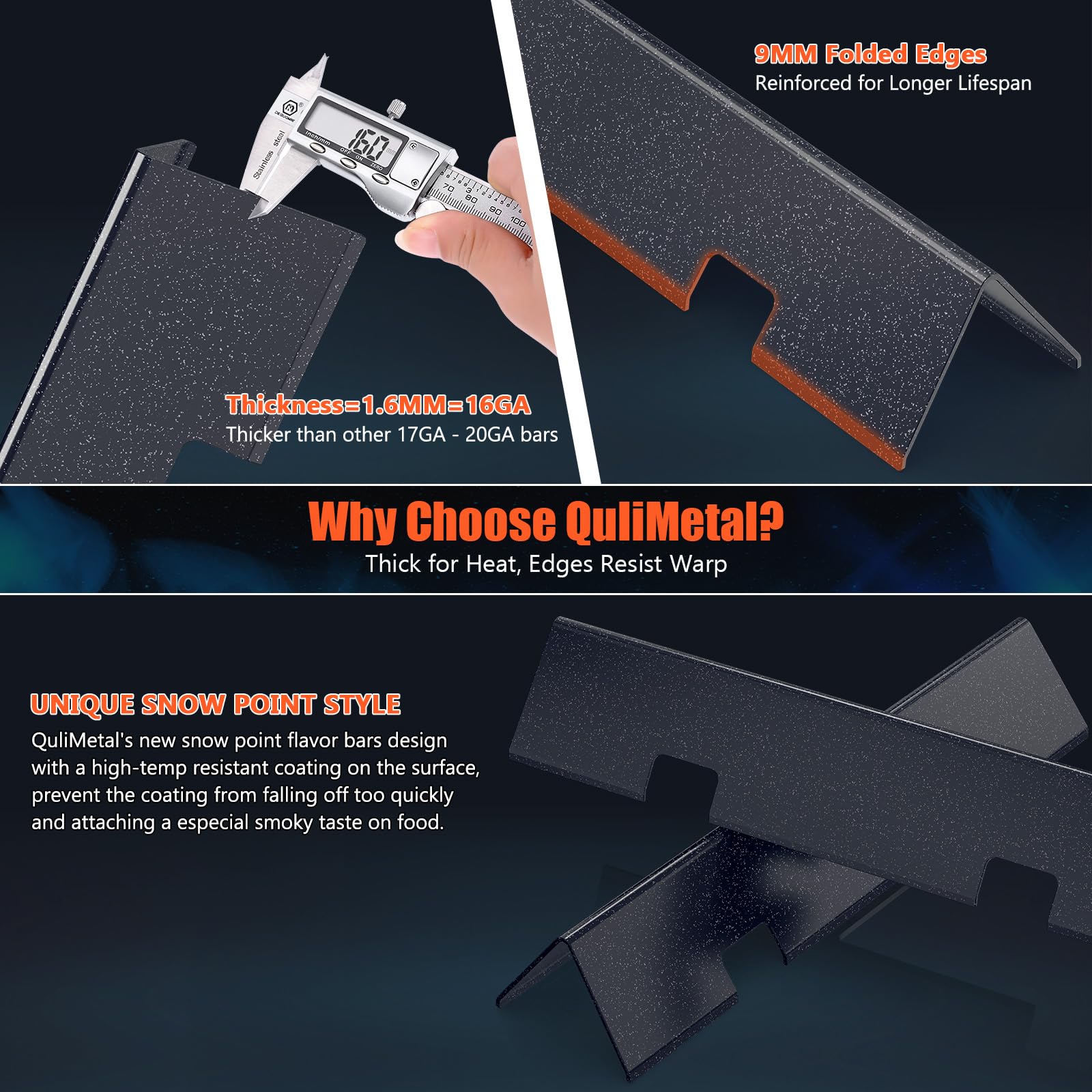 QuliMetal 7735 flavorizer bar 46010074 compatibility, robust performance