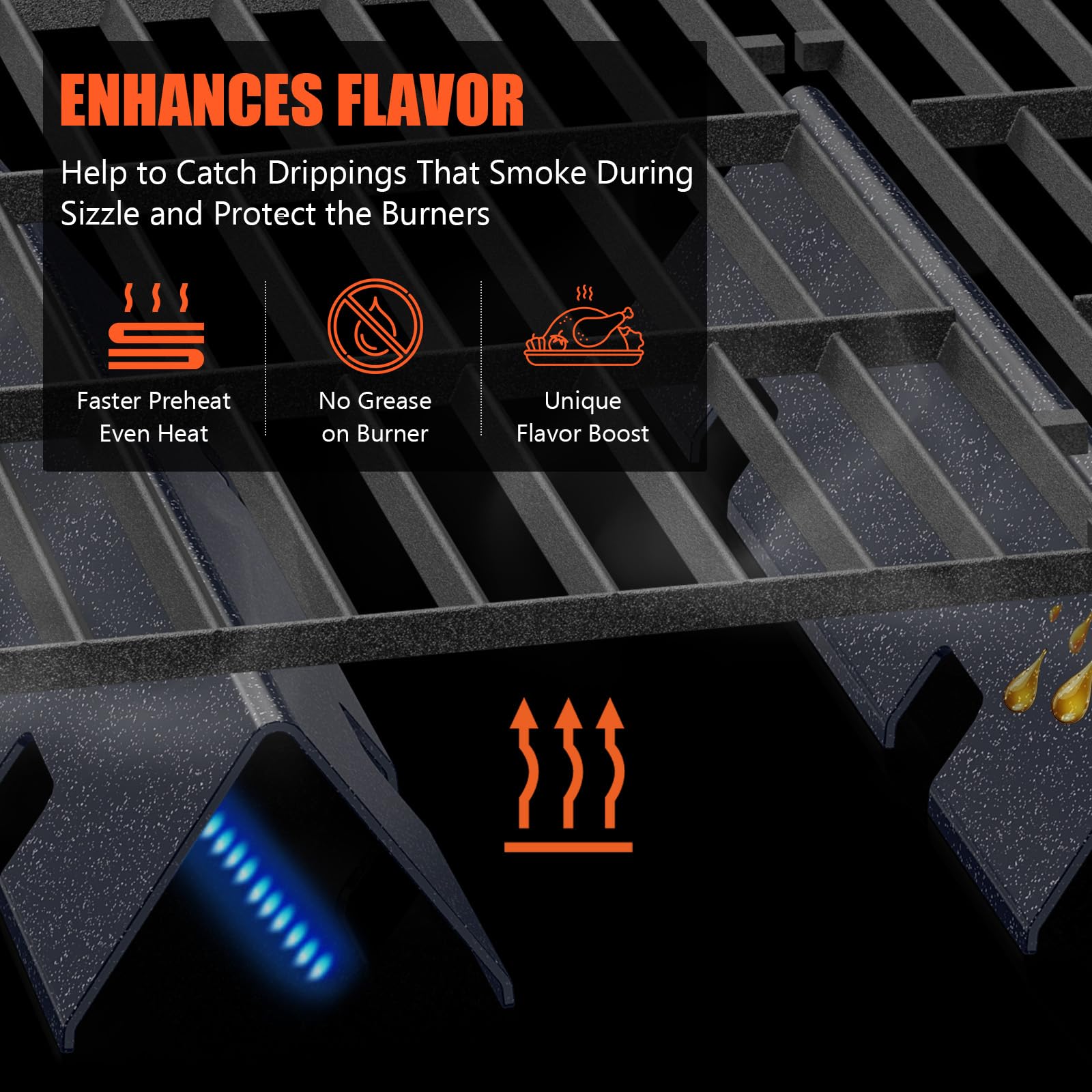 QuliMetal 7735 flavorizer bar for GS4 Spirit II E220, sturdy build