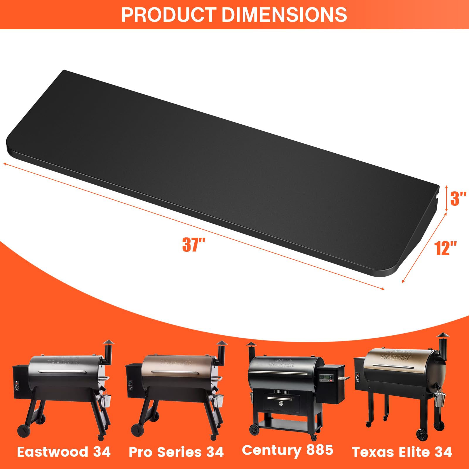 QuliMetal BAC363 compatible with Traeger Pro 34 for quick meal prep.