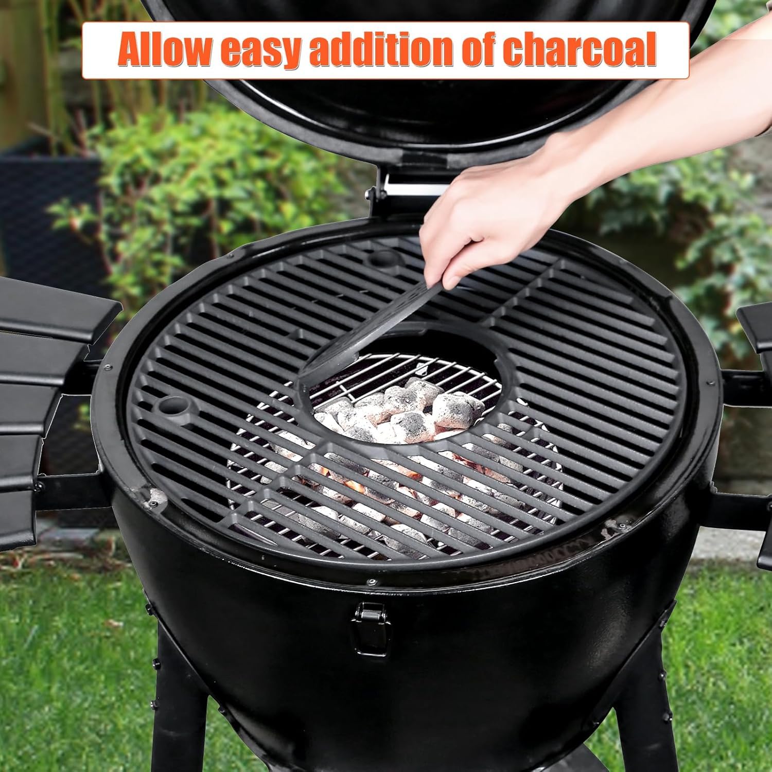 QuliMetal round grate designed for 20-inch grills for versatile replacement