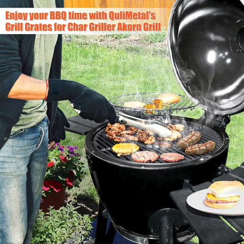 Easy-clean, smooth surface wipes clean after grilling