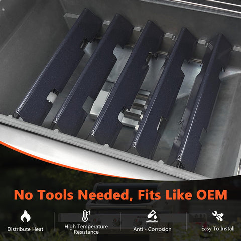 QuliMetal bars promote even heat distribution for consistent cooking results.