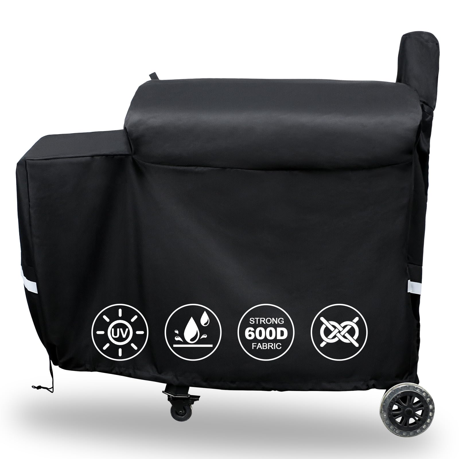 QuliMetal grill cover for Rec Tec fits RT-680/RT-1250, offering weather protection.