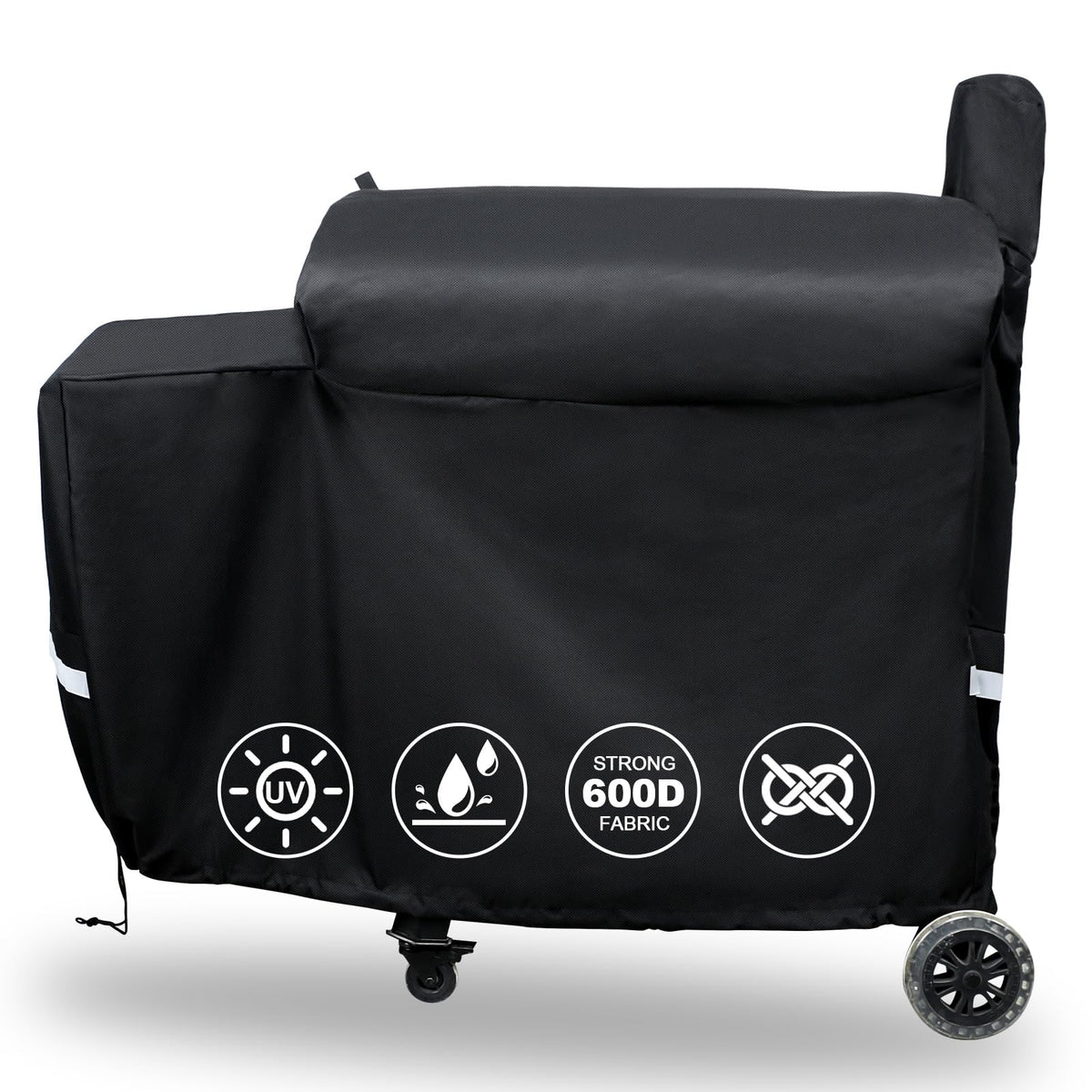 QuliMetal grill cover for Rec Tec fits RT-680/RT-1250, offering weather protection.