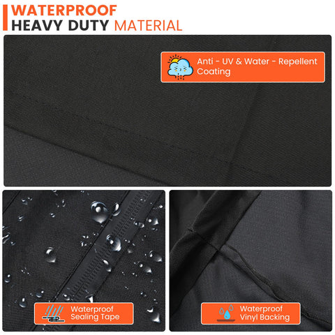 QuliMetal PB1600 cover with reflective tape for night visibility.