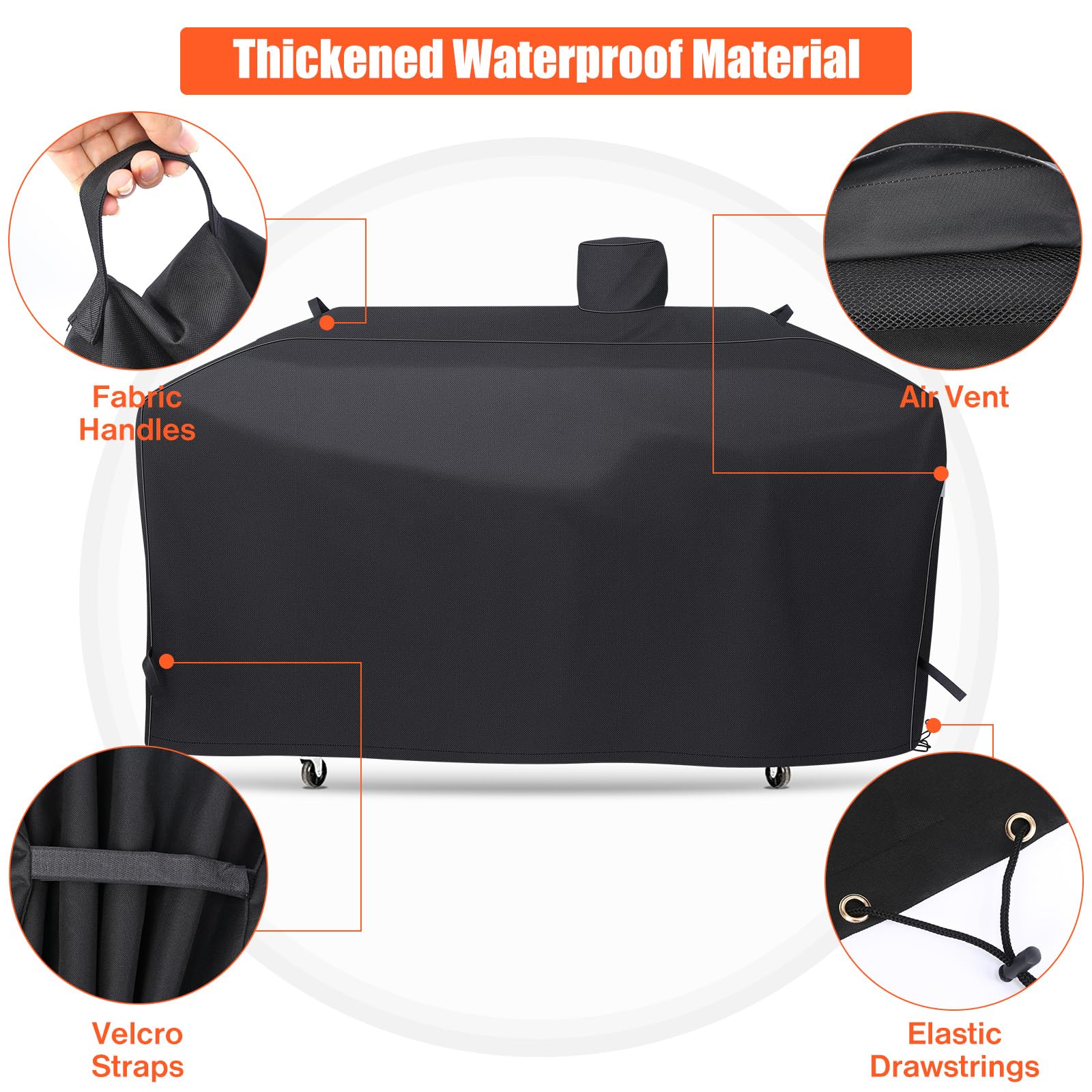 QuliMetal GC7000 material close-up highlighting rugged 600D fabric.