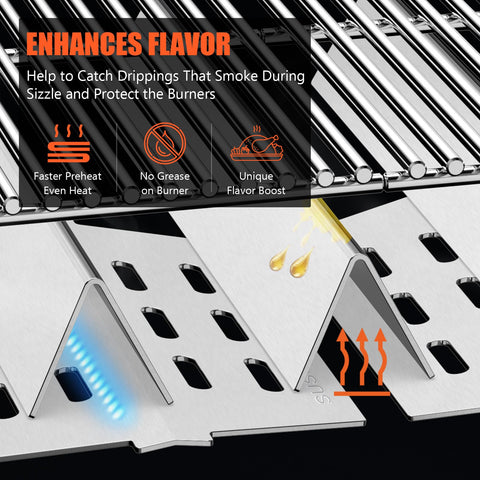 QuliMetal 20GA bars heat up faster for quicker grilling sessions.