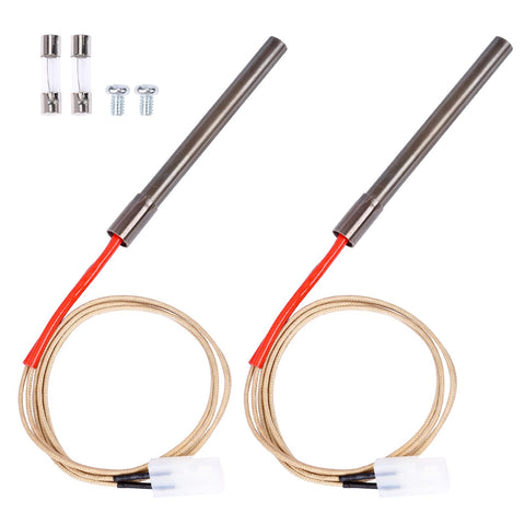 QuliMetal 2-pack ignitor kit front view for quick pellet grill ignition.