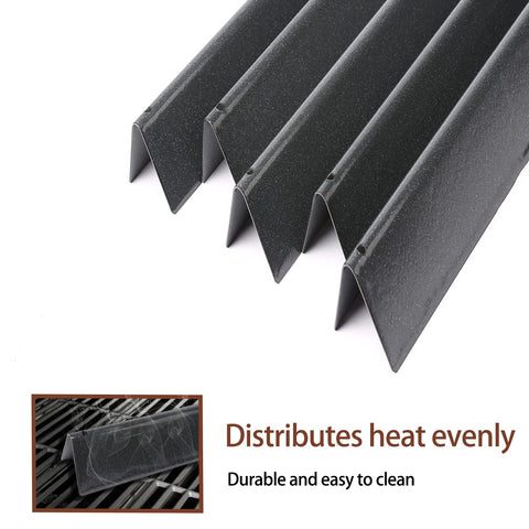 QuliMetal snow enamel finish protects grill and adds modern style.
