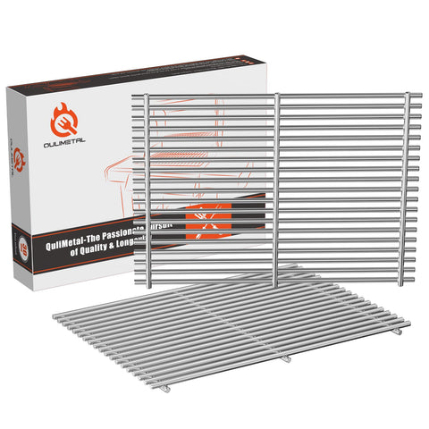 QuliMetal Genesis II grill grate assembly shows a durable Weber replacement part.